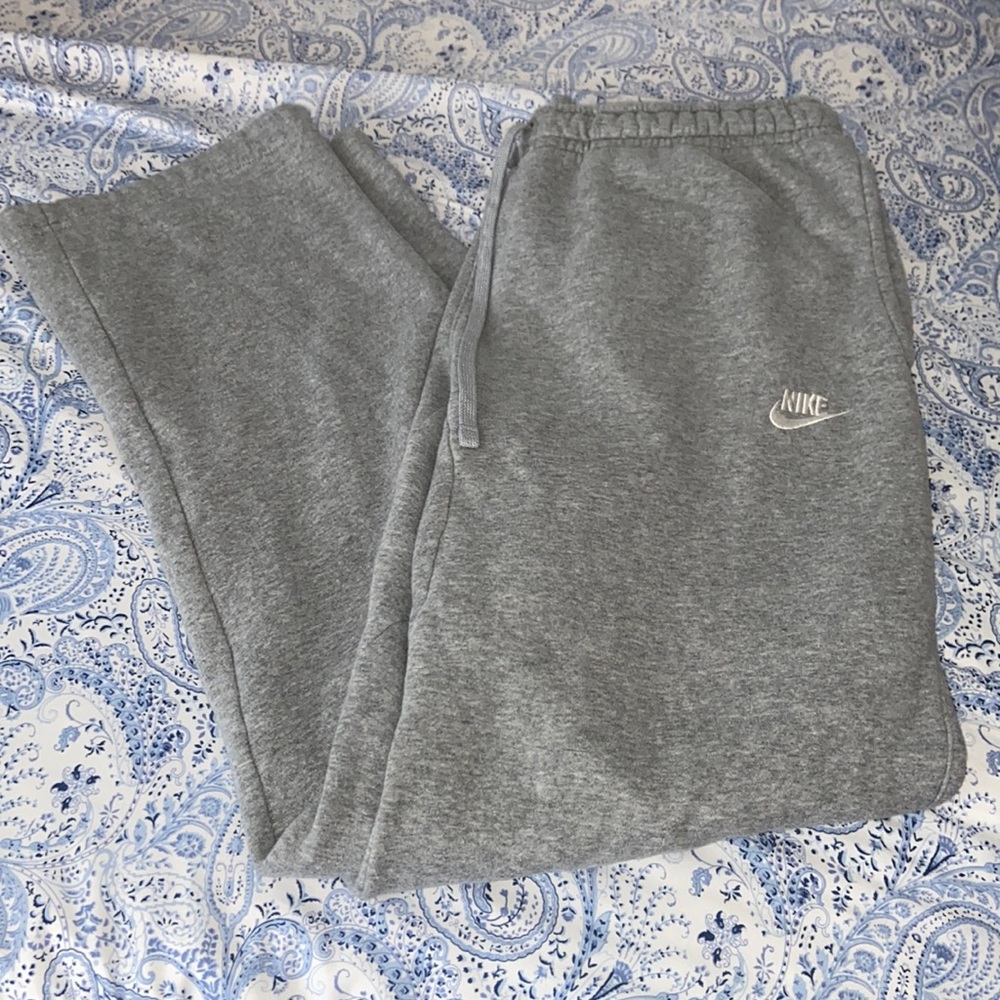 Large grey Nike sweatpants